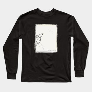 le chat me regard Long Sleeve T-Shirt